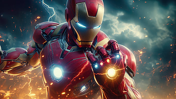 Iron Man And The Gauntlet, iron-man, superheroes, artwork, art, digital-art HD wallpaper
