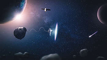 Entering Parallel Space , space, universe, artist, artwork, digital-art, artstation HD wallpaper