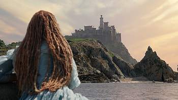 Little Mermaid 2023 - Enchanting Castle View, movie, The Little Mermaid (2023) HD wallpaper