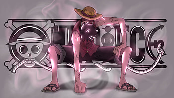 One Piece - Luffy Gear 2, Gear 2 (One Piece), smoke, glow, straw hat, Monkey D. Luffy, Anime, One Piece HD wallpaper
