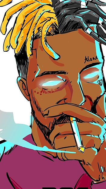 Xxxtentacion, Smoking, Cigarette HD phone wallpaper