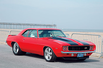 69/Z Camaro, pro street, camaro, gm, red HD wallpaper