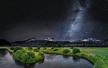 Milky Way, space, stars, gas HD wallpaper