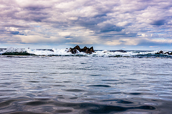 Nature, Waves, Rocks, Horizon, Spray HD wallpaper