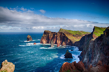 Madeira travels, Vivid , Breath-taking landscapes, Nature's beauty HD wallpaper