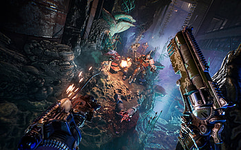 Necromunda Hired Gun, 2021, promo materials, screenshots, new games, poster HD wallpaper