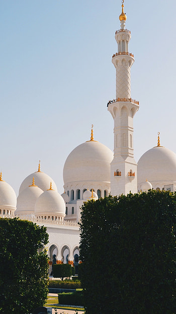 Ramzan, White Masjid HD phone wallpaper