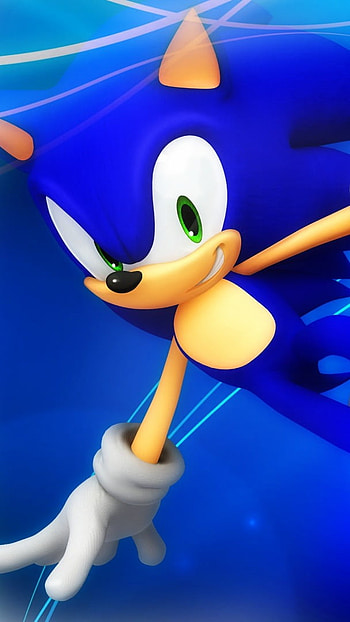 Sonic, Blue Theme HD phone wallpaper