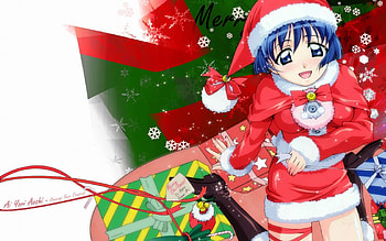 santa's helper, helper, christmas, girl, santa, tree HD wallpaper