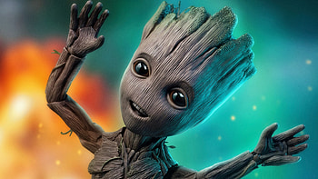 Baby Groot, 2018, Superheroes , Marvel Universe HD wallpaper