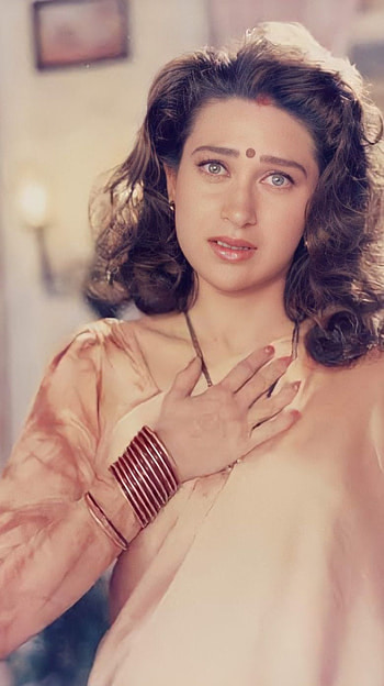 Karishma Kapoor, jeet, bollywood movie HD phone wallpaper