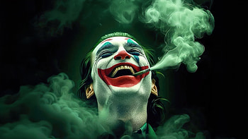 Joker Signature Expression, joker, supervillain, superheroes, artwork, ai, digital-art HD wallpaper