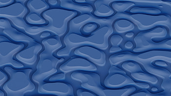 Blue Water Liquid Art Shapes Pattern Abstraction Abstract HD wallpaper