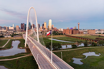Margaret Hunt Hill Bridge, Dallas (Texas) HD wallpaper