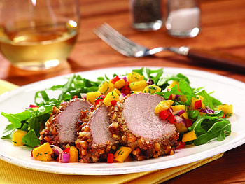 Food, Pepper, Meat, Plate, Pieces, Dinner, Supper, Arugula HD wallpaper
