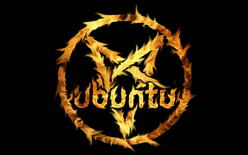 Ubuntu, Pentagram, Technology, Satanic HD wallpaper
