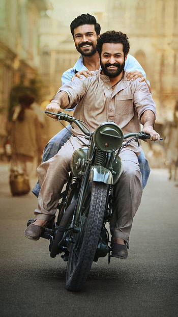RRR, rajamouli, ramcharan, ntr HD phone wallpaper