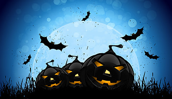 Halloween Bat , halloween, celebrations, holidays, pumpkin, bat HD wallpaper