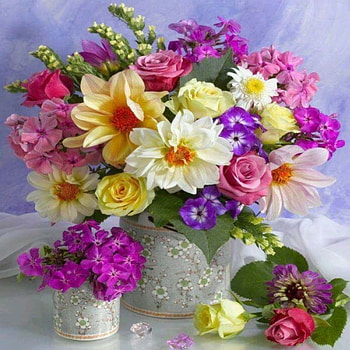 Still life, summer, vase, flowers, Floral design HD wallpaper