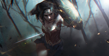 Wonder Womanshield , wonder-woman, superheroes, artist, artwork HD wallpaper