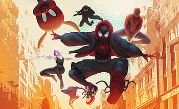 Spider Verse Heroes, spiderman, superheroes, artwork, digital-art, art, artstation HD wallpaper