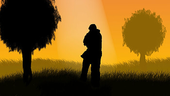 Field of hugs, Warm embrace, Beautiful scenery, Love and affection HD wallpaper