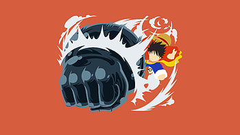 Monkey D. Luffy Light Brown Background One Piece HD wallpaper