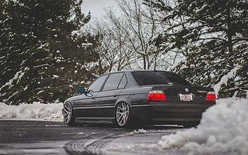 Bmw, Cars, Back View, Rear View, E38, 740Il HD wallpaper