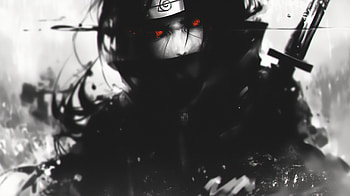 Itachi Uchiha — B&W Sharingan Manga, Black & White, Manga, Naruto, Itachi Uchiha, Sharingan (Naruto) HD wallpaper