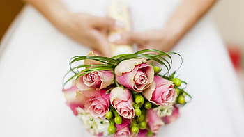 Wedding Bouquet, wedding, pretty, beautiful, romance, lovely HD wallpaper