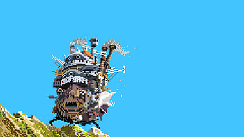 Studio Ghibli, Howls Moving Castle, Love / and Mobile Backgrounds HD wallpaper
