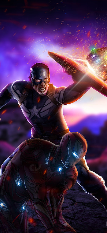 Iron Man and Captain America, Marvel HD phone wallpaper