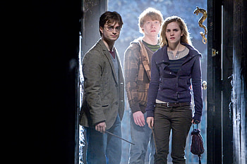 Harry Potter, Harry Potter And The Deathly Hallows: Part 1, Movie, Hermione Granger, Ron Weasley HD wallpaper