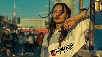 Girl In City, girls, model, behance HD wallpaper