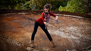 Lindsey Stirling, Posing for , music , Stunning ry HD wallpaper