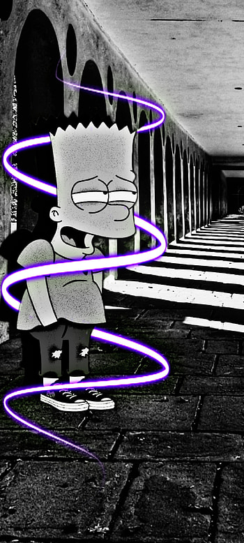 Bart simpson, los simpson HD phone wallpaper