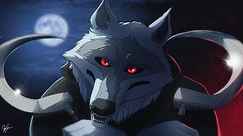 Death Moon - Puss in Boots wolf fanart, Wolf (Puss in Boots), movie, Puss in Boots: The Last Wish HD wallpaper