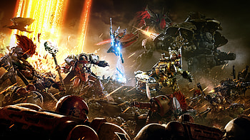 Warhammer 40,000, space marine, video game, art HD wallpaper