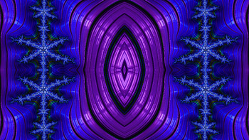 Trippy Psychedelic Fractal, trippy, psychedelic, aesthetic, blue, purple, Abstract, fractal, abstract blue, abstract purple HD wallpaper