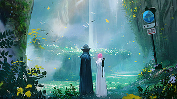 Crossing The Path, artist, artwork, digital-art, artstation HD wallpaper