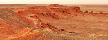 Flaming Cliffs, Gobi Desert HD wallpaper