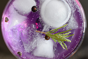 Food, Ice, Currant, Rosemary, Tonic HD wallpaper