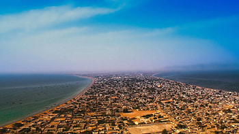 Cities, Sky, Sea, City, Building, View From Above HD wallpaper