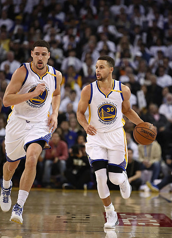 Steph Curry, Klay Thompson HD phone wallpaper