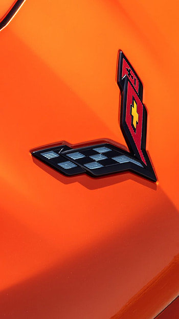 Corvette logo, Chevrolet HD phone wallpaper