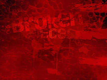 Broken Pieces By SmoothSqu4d, broken pieces, cracks, blood spilit, splash HD wallpaper