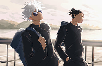 Satoru Gojo & Suguru Geto, Satoru Gojo, Suguru Geto, Anime, Jujutsu Kaisen, Gojo & Geto HD wallpaper