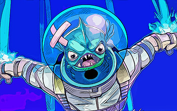 Leviathan, vector art, Fortnite Battle Royale, Fortnite characters, creative, Leviathan Skin, Abstract Leviathan, Fortnite, Leviathan Fortnite HD wallpaper