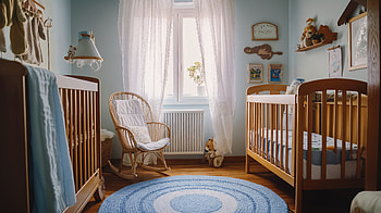Cozy Nursery in : A Serene Sanctuary for Little Ones, nursery, interior design HD wallpaper