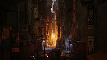 Stray game, , Atmospheric background, Captivating HD wallpaper